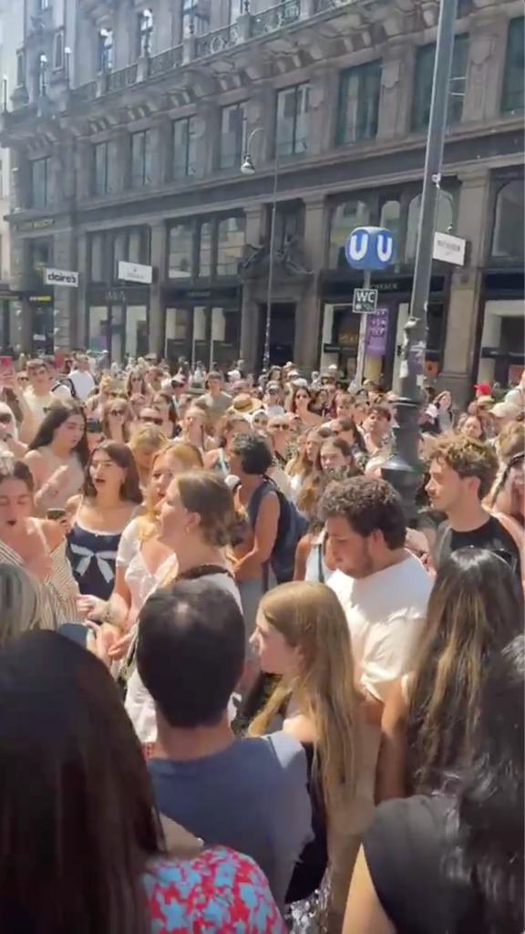 Taylor Swift fans in Vienna, Austra